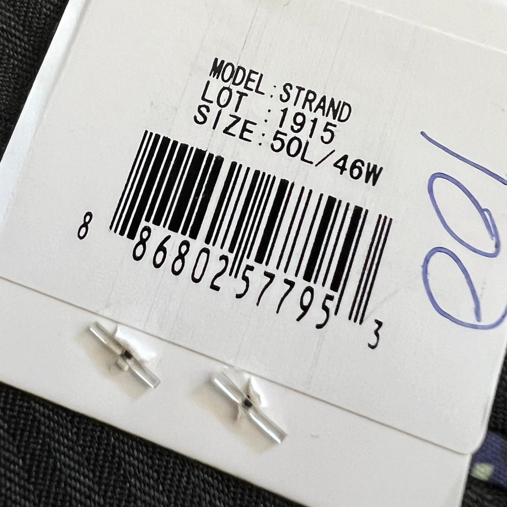 The Savile Row Dress Pants 46 Mens Strand Blue Straight Business Office Work New - Picture 7 of 9